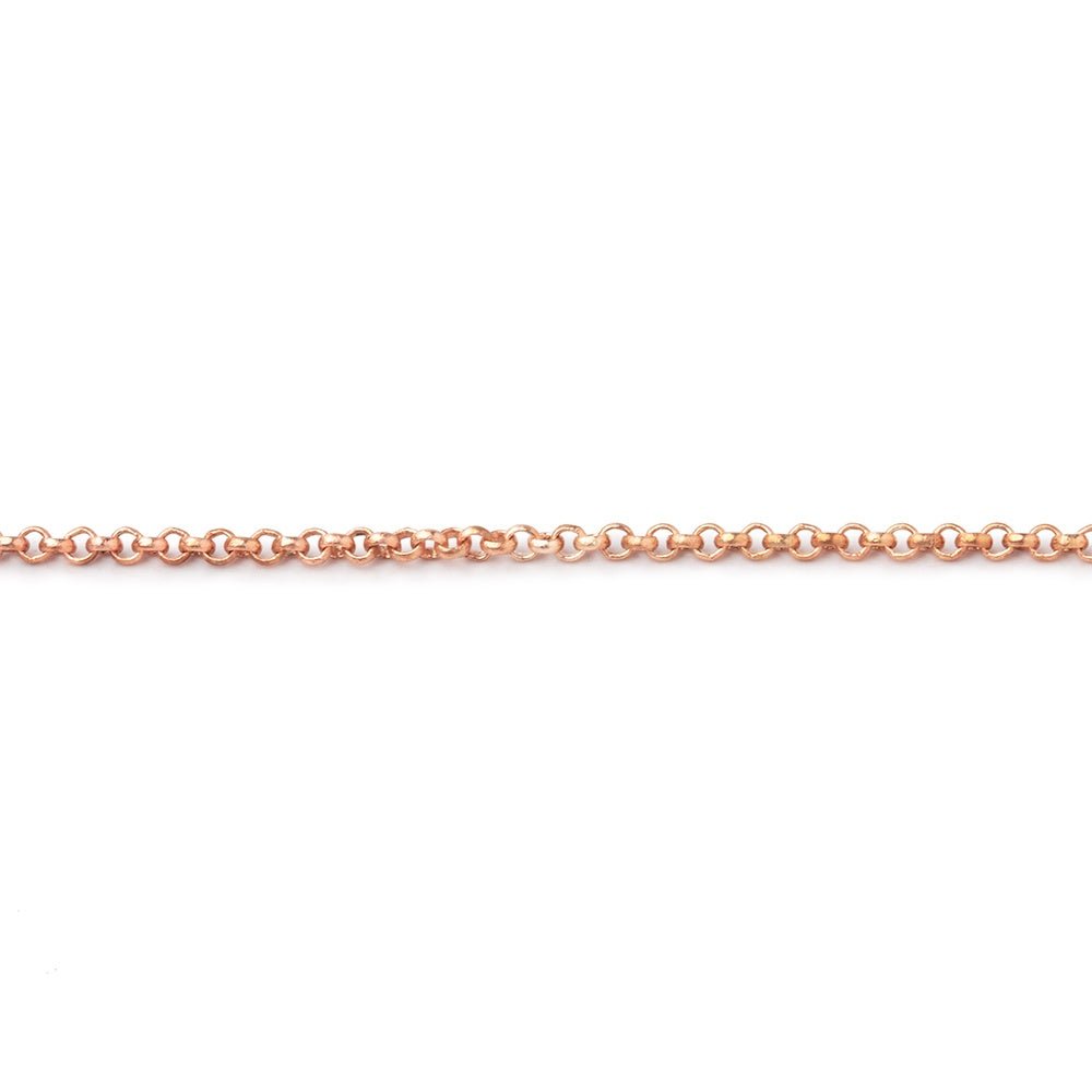 3 Feet - 1.5mm Rolo Link Chain - Beadsofcambay.com