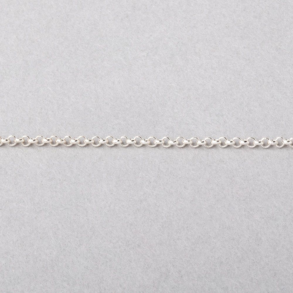 3 Feet - 1.5mm Rolo Link Chain - Beadsofcambay.com