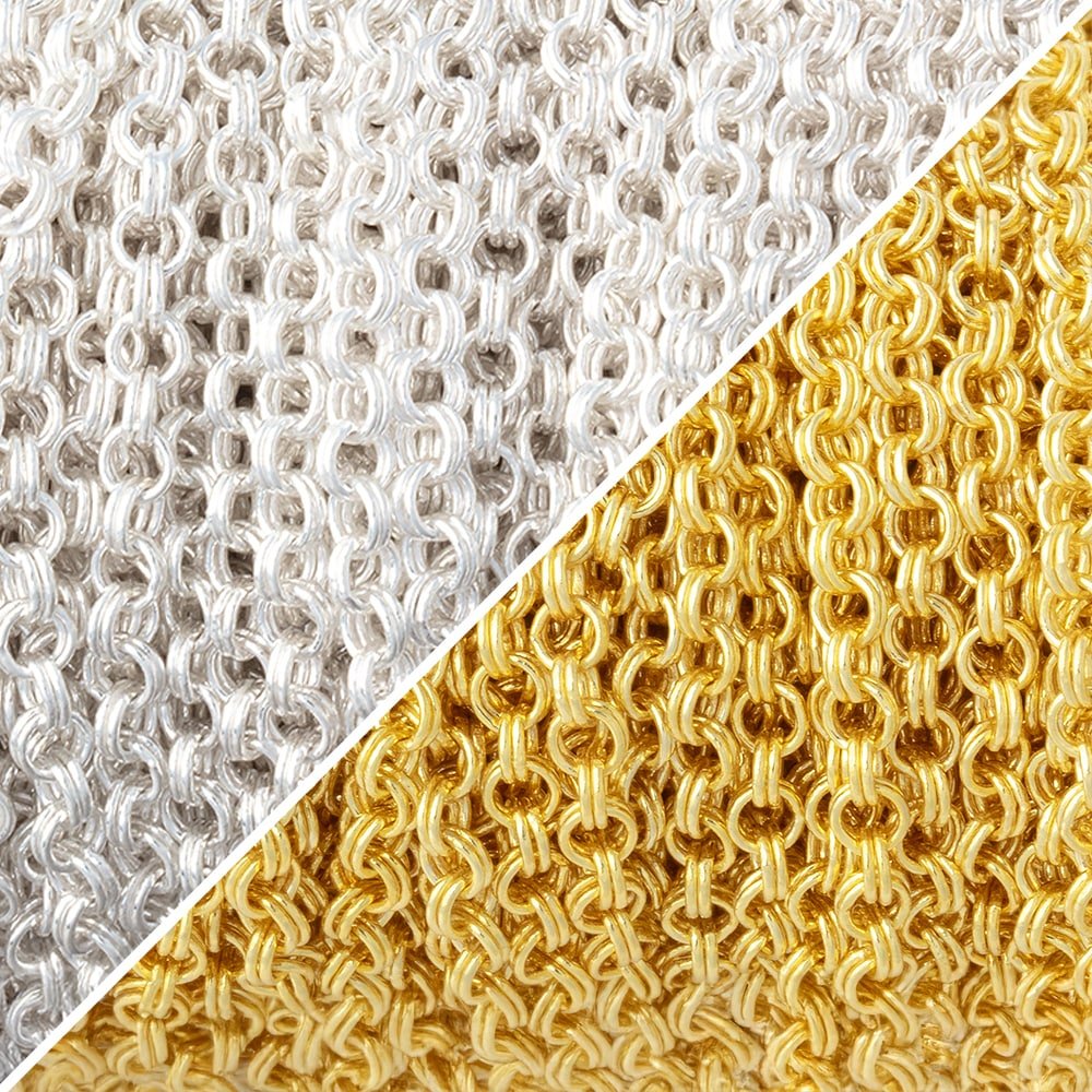 3 Feet - 2.5mm Double Rolo Link Chain - Beadsofcambay.com