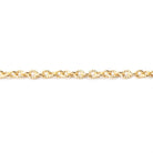 3 Feet - 2.5mm Small Corrugated Oval Link Chain - Beadsofcambay.com
