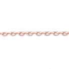 3 Feet - 2mm Open & Closed Oval Link Chain - Beadsofcambay.com