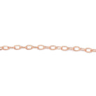3 Feet - 2x4mm Elongated Corrugated Oval Link Chain - Beadsofcambay.com