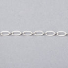 3 Feet - 3mm Drawn Oval & Link Chain - Beadsofcambay.com