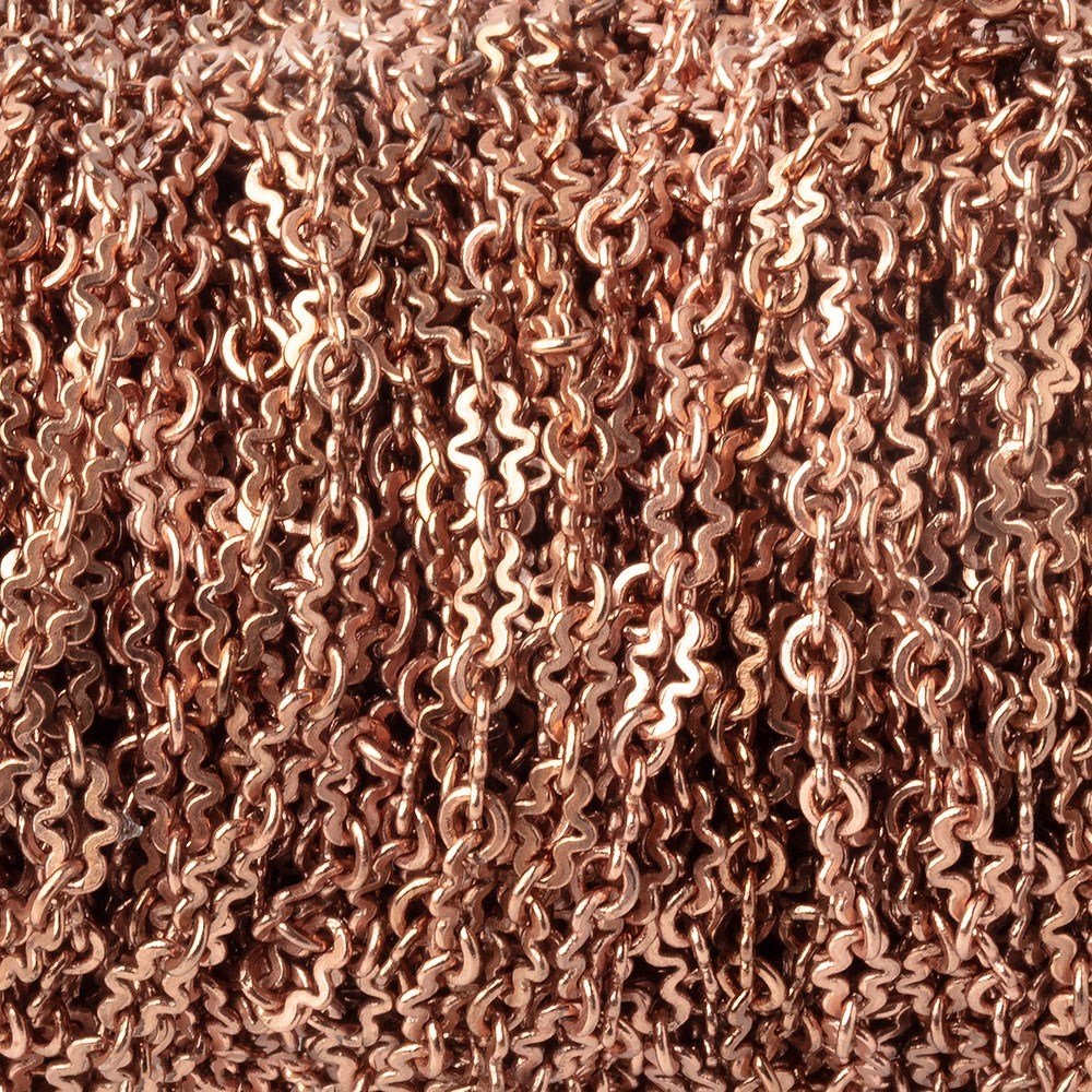 3 Feet - 3mm Fancy Cross Link Chain - Beadsofcambay.com