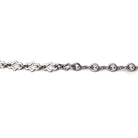 3 Feet - 3mm Fancy Cross Link Chain - Beadsofcambay.com