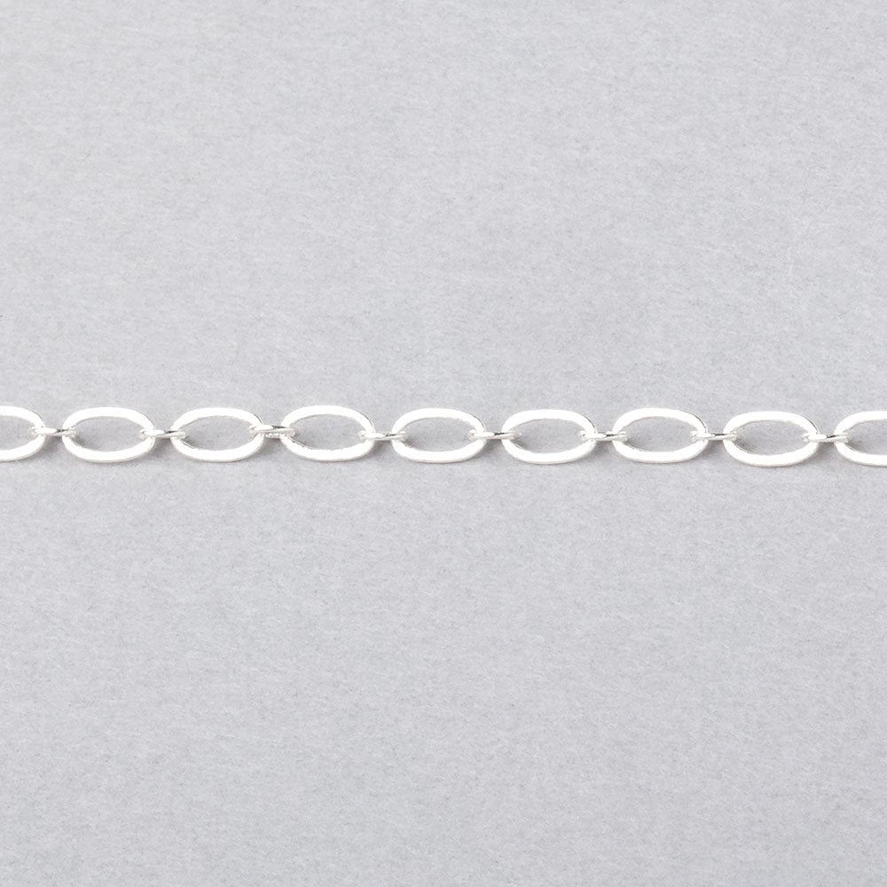 3 Feet - 3mm Oval & Link Chain - Beadsofcambay.com