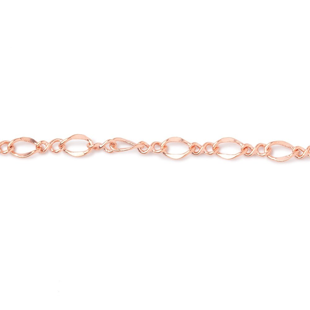 3 Feet - 3mm Oval & Twist Link Chain - Beadsofcambay.com