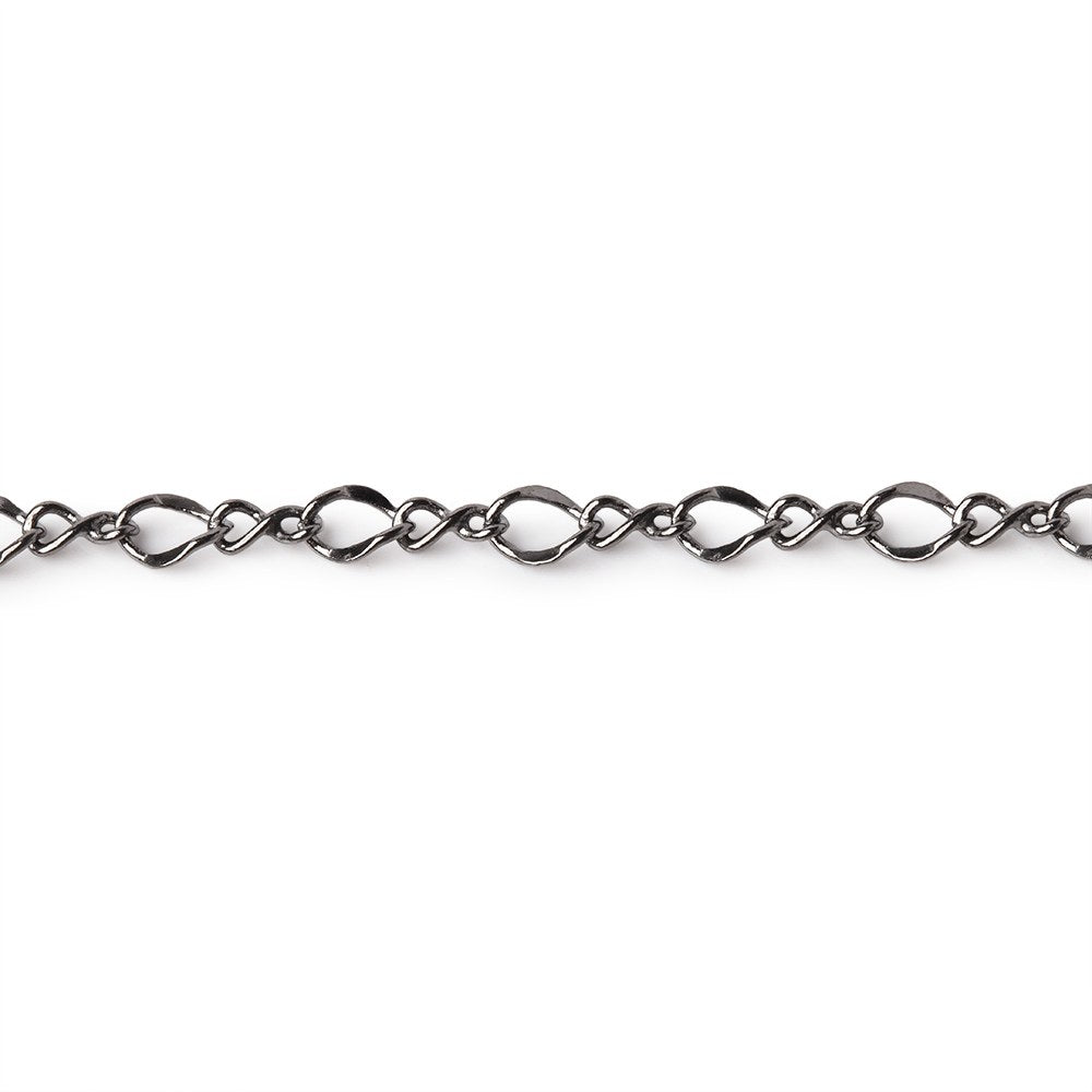3 Feet - 3mm Oval & Twist Link Chain - Beadsofcambay.com