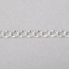 3 Feet - 4mm Twist Oval Link Chain - Beadsofcambay.com