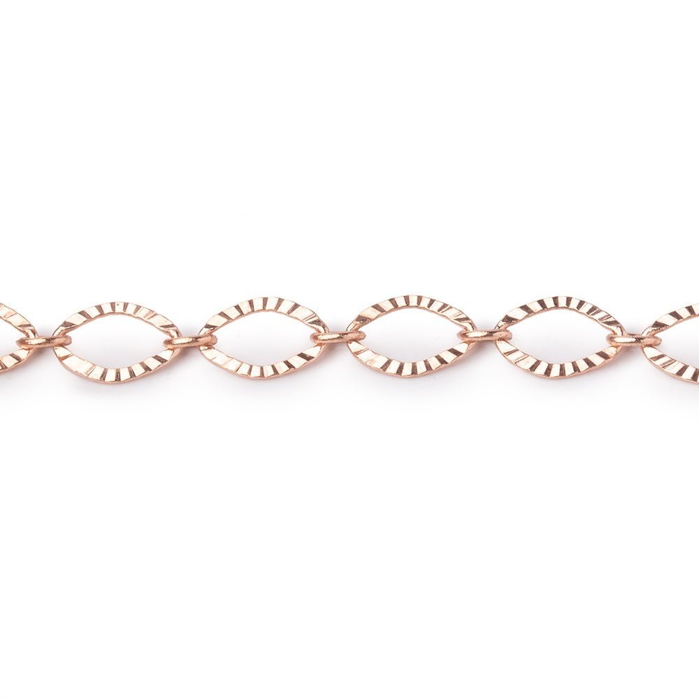 3 Feet - 5mm Corrugated Oval Link Chain - Beadsofcambay.com