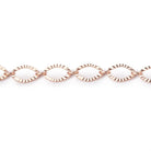 3 Feet - 5mm Corrugated Oval Link Chain - Beadsofcambay.com