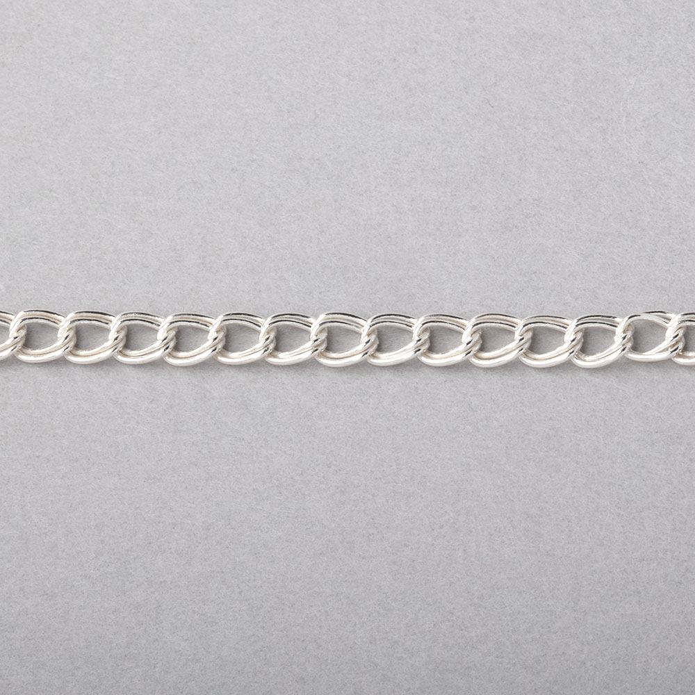 3 Feet - 5mm Double Curb Link Chain - Beadsofcambay.com