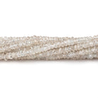3mm Champagne Zircon Faceted Rondelle Beads 13 inches 210 beads - BeadsofCambay.com