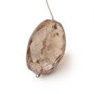30x20mm Rutilated Quartz Faceted Nugget Focal 1 Bead - Beadsofcambay.com