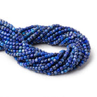 4mm Lapis Lazuli Micro Faceted Cubes 12.5 inch 78 Beads - BeadsofCambay.com