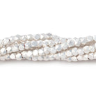 3mm Brushed Faceted Nugget Beads - Beadsofcambay.com