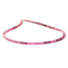 3.5 - 4mm Pink Tourmaline Faceted Rondelle Beads 14 inch 145 pieces AA - Beadsofcambay.com