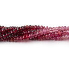 3.5 - 4mm Shaded Pink Spinel Plain Rondelle Beads 18 inch 200 pieces AAA - Beadsofcambay.com