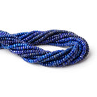 3.5 - 5.5mm Lapis Lazuli Faceted Rondelle Beads 14 inch 127 pieces - Beadsofcambay.com