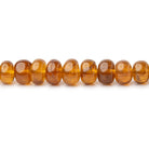 3.5 - 6.5mm Hessonite Garnet Plain Rondelle Beads 15.5 inches 117 pieces - Beadsofcambay.com