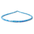 3.5 - 6mm Periwinkle Blue Ethiopian Opal Faceted Heishi 16 inch 230 Beads AA - Beadsofcambay.com