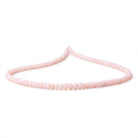 3.5-6mm Pink Peruvian Opal Plain Rondelle Beads 16.75 inch 118 pieces - Beadsofcambay.com