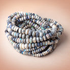 3.5 - 8mm Australian Opal Plain Rondelle Beads 18 inch 152 pieces - Beadsofcambay.com