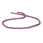 3.5mm Malaia Garnet Faceted Rondelle Beads 16 inch 190 pieces - Beadsofcambay.com