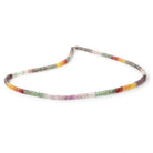 3.5mm Multi Color Sapphire Faceted Heishi Beads 18 inch 278 pieces AA - Beadsofcambay.com