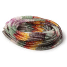 3.5mm Multi Color Sapphire Faceted Heishi Beads 18 inch 278 pieces AA - Beadsofcambay.com