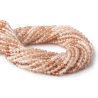 3.5mm Shaded Imperial Topaz Micro Faceted Round 12.25 inch 90 Beads - Beadsofcambay.com