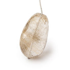 35x20mm Rutilated Quartz Faceted Nugget Focal 1 Bead - Beadsofcambay.com