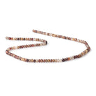 3.8mm Multi Color Zircon Micro Faceted Rondelle 15.25 inch 135 Beads - Beadsofcambay.com