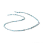3mm Blue Zircon Micro Faceted Round 15 inch 140 Beads A - Beadsofcambay.com