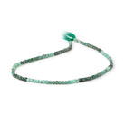 3mm Brazilian Emerald Micro Faceted Cube Beads 12.5 inch 108 pieces A - Beadsofcambay.com