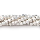 3mm Brushed Cube Beads - Beadsofcambay.com