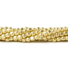 3mm Brushed Cube Beads - Beadsofcambay.com