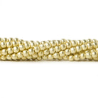 3mm Brushed Round Beads - Beadsofcambay.com