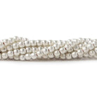 3mm Brushed Round Beads - Beadsofcambay.com