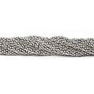 3mm Daisy Spacers with Sterling Silver Base 4 inch 78 Beads - Beadsofcambay.com