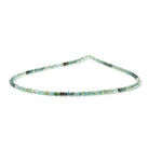 3mm Green & Indicolite Afghani Tourmaline Plain Rondelles 16 inch 215 Beads - Beadsofcambay.com