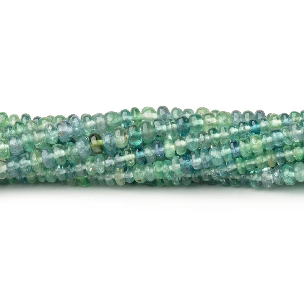 3mm Kornerupine Plain Rondelle Beads 17.75 inch 250 pieces AAA - Beadsofcambay.com