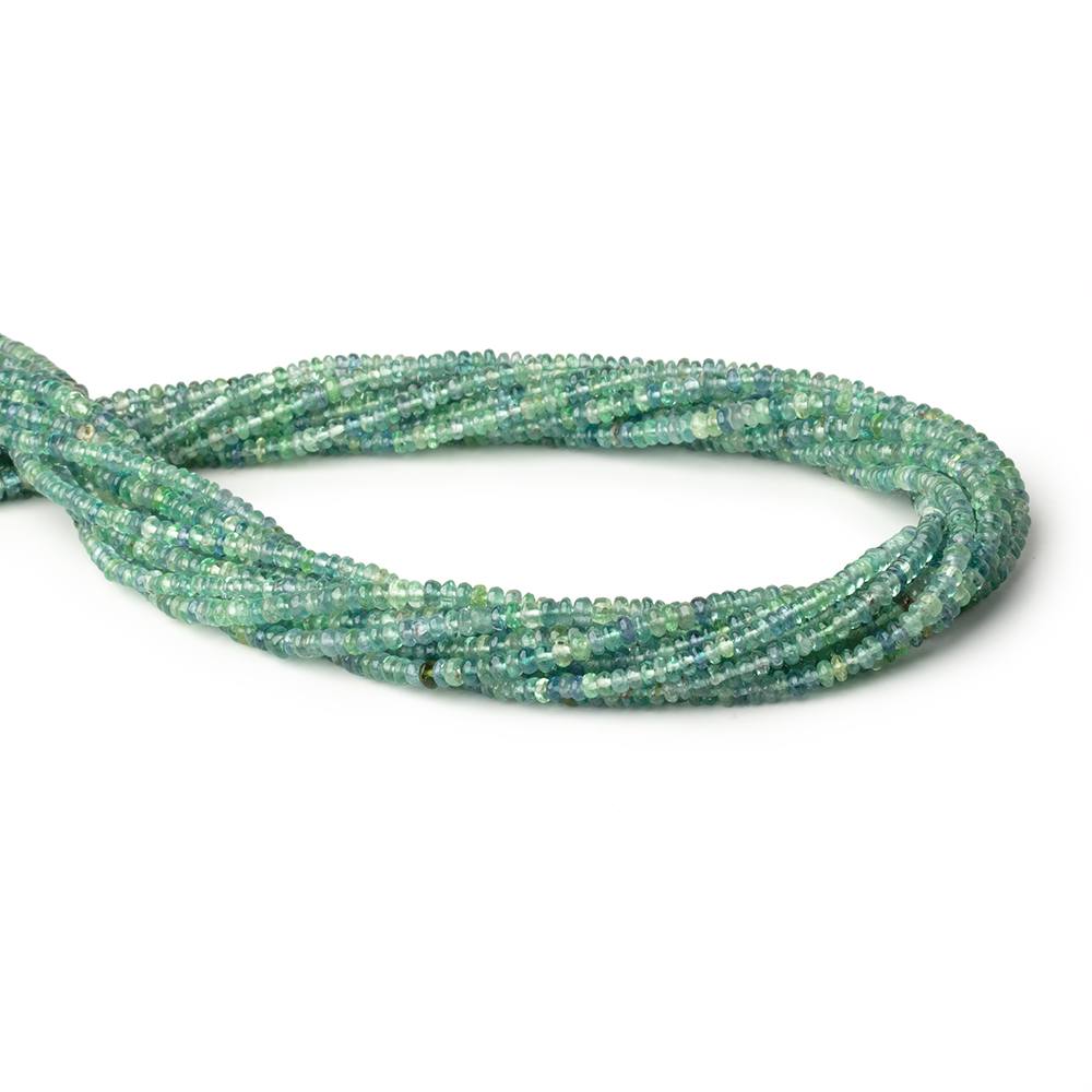 3mm Kornerupine Plain Rondelle Beads 17.75 inch 250 pieces AAA - Beadsofcambay.com