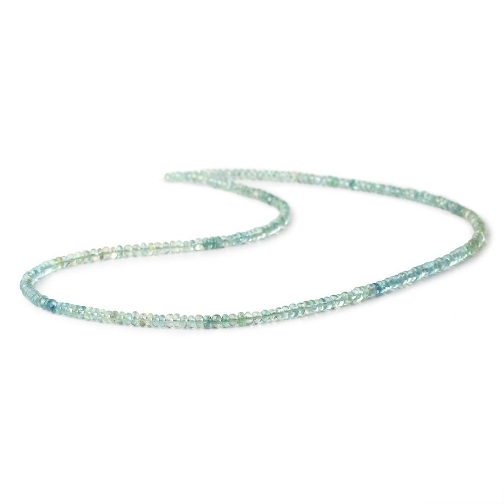 3mm Kornerupine Plain Rondelle Beads 18 inch 230 pieces AA - Beadsofcambay.com
