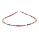 3mm Multi Color Spinel Plain Rondelle Beads 15.75 inch 215 pieces - Beadsofcambay.com