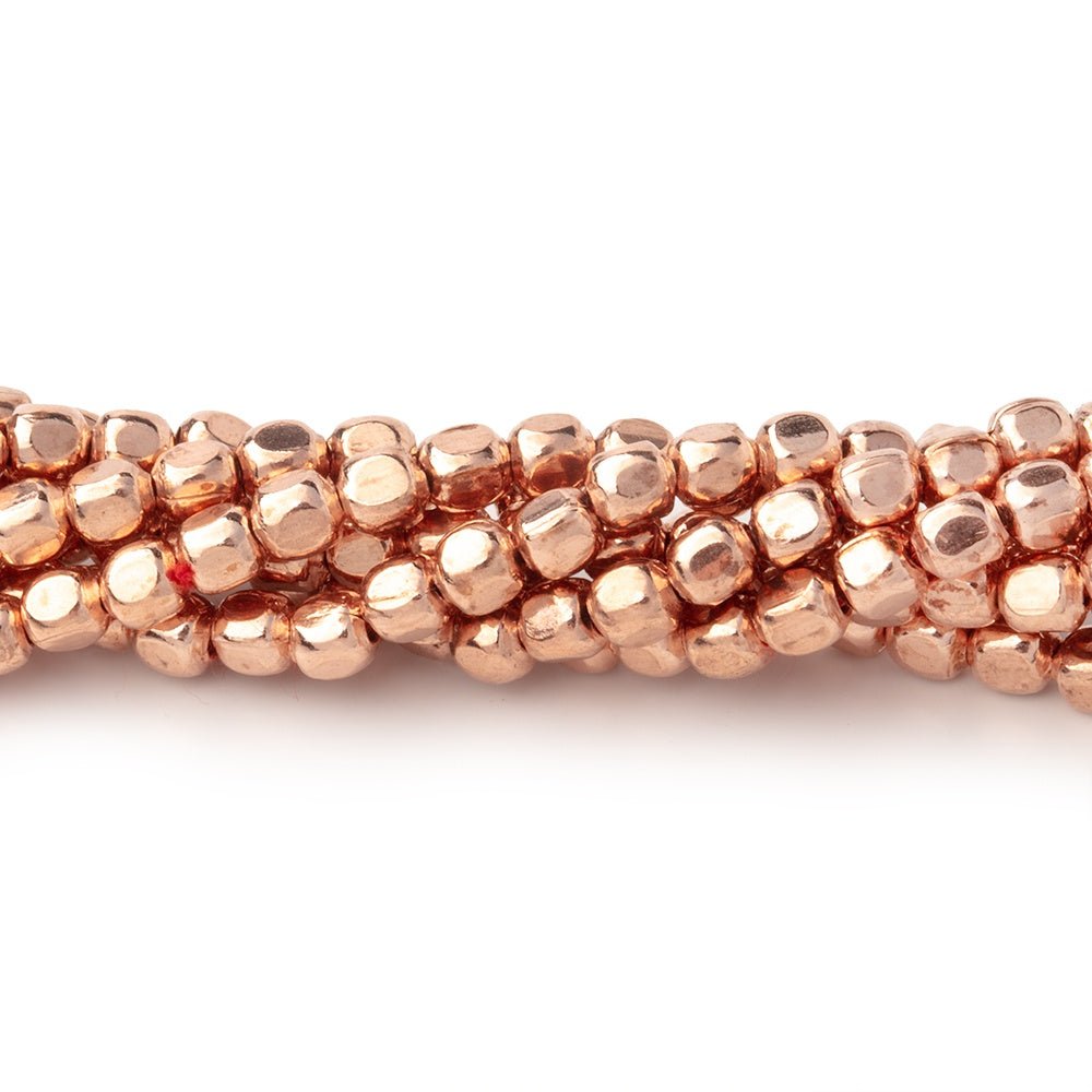 3mm Polished Cube Beads - Beadsofcambay.com