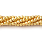 3mm Polished Round Beads - Beadsofcambay.com