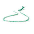 3mm Shaded Emerald Micro Faceted Round 12.25 inch 100 Beads - Beadsofcambay.com