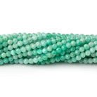 3mm Shaded Emerald Micro Faceted Round 12.25 inch 100 Beads - Beadsofcambay.com