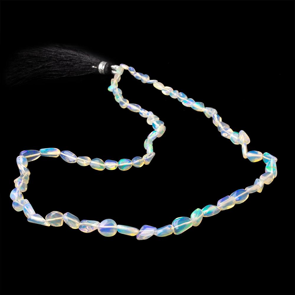 3x3-10x5mm Ethiopian Opal Plain Nuggets 17 inch 70 Beads AA - Beadsofcambay.com